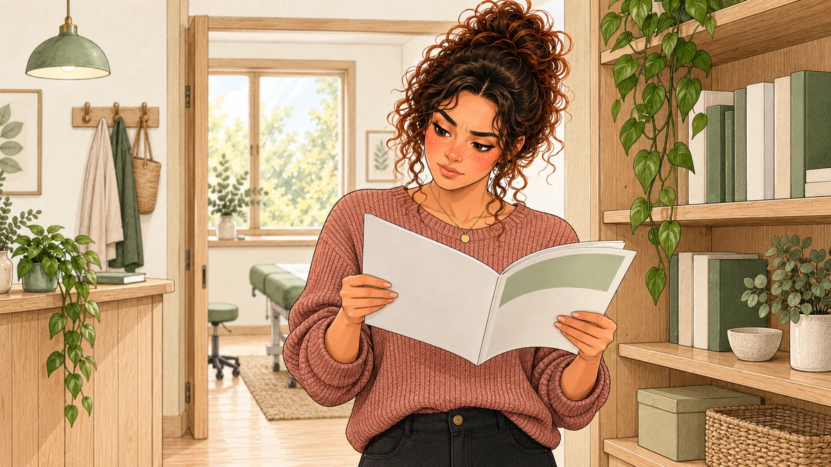 Sarah examine le texte d’une étude plutôt que son seul résumé.