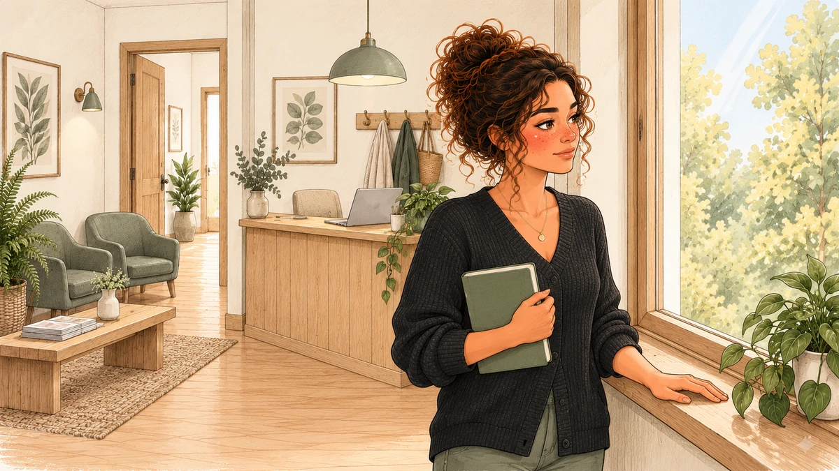 Sarah prend du recul pour envisager plusieurs évolutions de son activité.