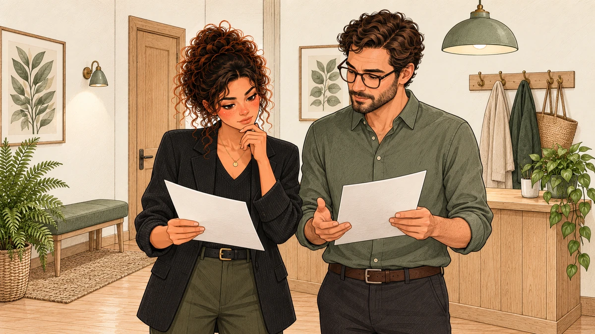 Sarah vérifie avec une collègue ce qu’engage un document professionnel.