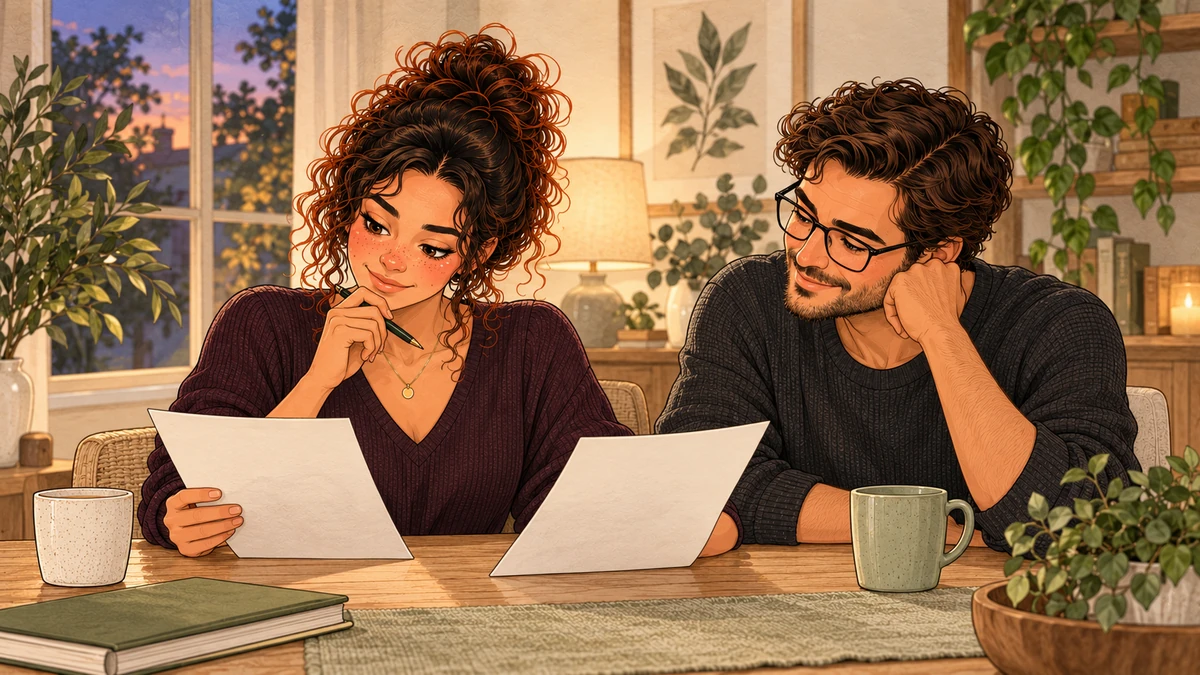 Sarah et Tom discutent des contraintes quotidiennes d’un choix professionnel.