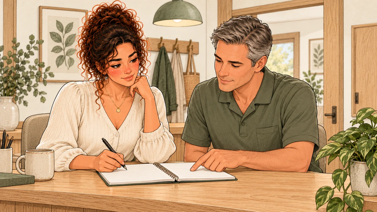 Sarah et un collègue revoient quelques habitudes de travail.