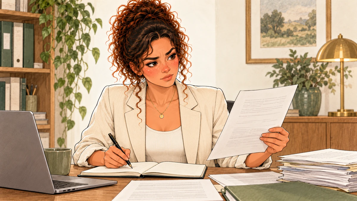 Sarah vérifie ce que mesurent les chiffres consultés.