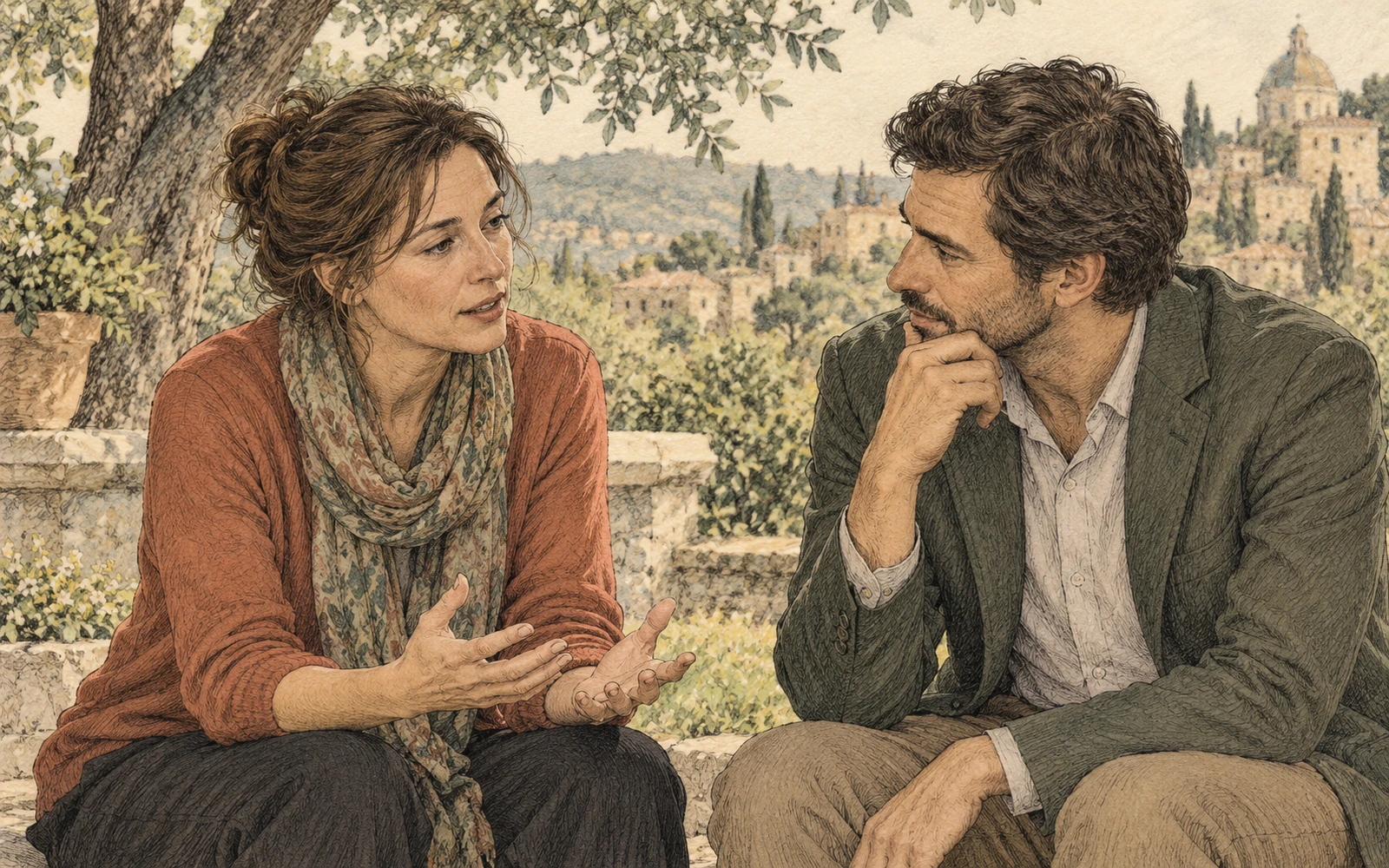 Illustration éditoriale de couverture pour « Prévenir l’épuisement : agir sur le travail et trouver du soutien »