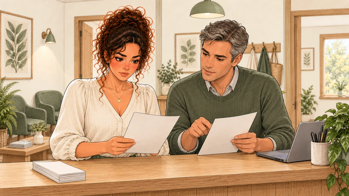 Sarah contrôle la cohérence des informations publiques.